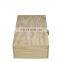 Customized logo and design unfinished wooden wine boxs