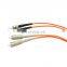 SC ST Duplex Multi Mode Fiber Optic Patch Cord Fiber Jumper