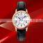 Skmei 1823 Women Quartz Watches with Leather Strap Casual Ladies Wristwatch