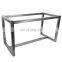Newest Metal Iron Stainless Steel Furniture Coffee Bar  Restaurant Base Dining Height Table Frame With 90 Degree Angled Design