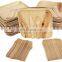 wedding  wooden cutlery tray set round and square disposable cup and plate  dinner  Palm Leaf  plates  for wedding et we t