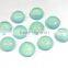 Aqua Chalcedony 12x12 mm round cabochon