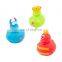 Floating Squeaky Big Eyes Baby Girl Rubber Duck Soft Bath Toy