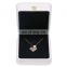 Supplier Romantic Velvet Insert Pendant Ring Holder Case Wedding Engagement Leather Jewelry Box