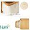 3 drawers bamboo storage box for makeup remover pad multi-purpose organizer