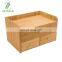 Wholesale Bamboo Desk Organizer Drawer Storage Box