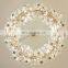 Nordic Modern Hanging Lighting Luxury Circle Rings Pendant Light Gold LED Crystal Chandelier