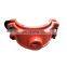 Factory PVC water pipe ductile iron di saddle clamps for steel pipe
