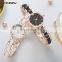 SINOBI 2021 New Gorgeous Lady Watch Bracelet Band Flower Glass Chain Watch Custom Logo Beautiful Ladies Watch S9836L