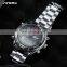 SINOBI Masculine Luminous Dual Time Display Quartz Handwatches Montre Homme Multi-function Classical WristwatchesS9731G01/G02-D