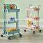 3 Tier Rolling Storage Utility Cart Kitchen Trolley Storage Rack Shelves Organizer Rack storage for kitchen