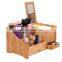 Makeup Storage Drawer Organizer Bamboo Cosmetic Display Box