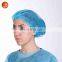 in stock cleanroom non woven mop caps black color bouffant cap