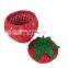 Hot Sale Strawberry Rattan Storage Basket with Lid Decorative Bin Home Decor Shelf Organizer Vietnam Supplier