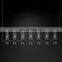 Custom design living room hotel wedding  high ceiling glass pendant lights lighting luxury modern   RAVELLE Round chandelier