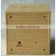 LED digital wood alarm clock with snooze function