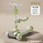 Rechargeable electric scooter can be folded, widened and multi-functional children's scooter