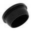 Black Round Pipe Plastic Blind Blanking Hole Insert Plug Screw Cover Cap