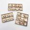 Halloween wooden small hanging sign creative wooden crafts Halloween hollow decorative pendant