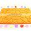 machine made modern stone design red coral fleece face mat