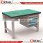 Heavy duty industrial table with drawer unit