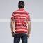 Summer new men's clothing collar men stripes men's short sleeve polo T-shirt fatty big yards