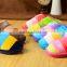 Latest Design Rainbow Color Warm Cotton Slippers Fashion Slippers