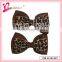 Girls favorite hair accessories no fade no smell friendly handmade solid hair ribbon bow with clips (DW-0006)
