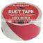 Red And White With SGS And TUV Certification Warning Tape