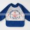Japanese wholesale high quality new baby products useful long sleeve apron for meal with pocket waterproof clearance sale