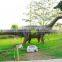 Animtronic life-size mechanical dinosaur for outdoor playground