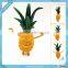 Plastic PVC pineapple fruit figurines toys, Cheap for Wholesale plastic pineapple in Disney audit factory.