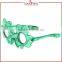 Laura Fairy Saint Patrick's Day Plastic Green Leaf Shaped LED Party Sunglasses                        
                                                Quality Choice