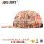 2016 newest floral fabric 5 panel hat wholesale