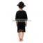 Hot Sale Kids Clothing Wholesale Girls Black Fringe Dress Kids Cotton Frocks