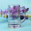 New Design Hand Blown Beer Glass Mug with Handle