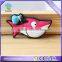 whale soft PVC rubber souvenir decorative fridge magnet