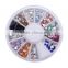12 color special shape acrylic rhinestone for nail decoration wheel