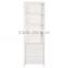 Modern style white solid wood drawers tall display cabinet design for European