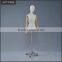 full body fashion fabric dress form mannequin for display with wheels