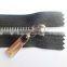 5# aluminum zipper fastener close end plated auto lock fancy zipper slider jacket zipper