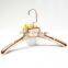 Electroplating gold plastic hanger /fancy clothes hanger