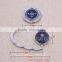 Wholesale round purse hanger/ foldable bag holder with epoxy sticker logo