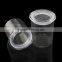 airless glass jar with clear plastic cap for storaging 400ml