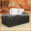 Continental black leather tissue box tissue pumping creative paper tray pumping pumping cassette household shipping wholesale pr
