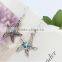 Top beautiful starfish multi color measle pendant necklace,Handwork avon starfish fashion dubai gold jewelry necklace