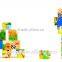 Six Faces Painting 9pcs Wooden Puzzle Blocks