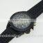 high quality custom man quartz watch charm silicone watch