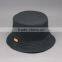 FASHIN CUSTOM-MADE LEATHER PATCH REVRESIBLE BLANK BUCKET HATS