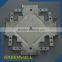 Zinc galvanized accessory 60 cross connector